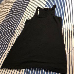 Black tank top